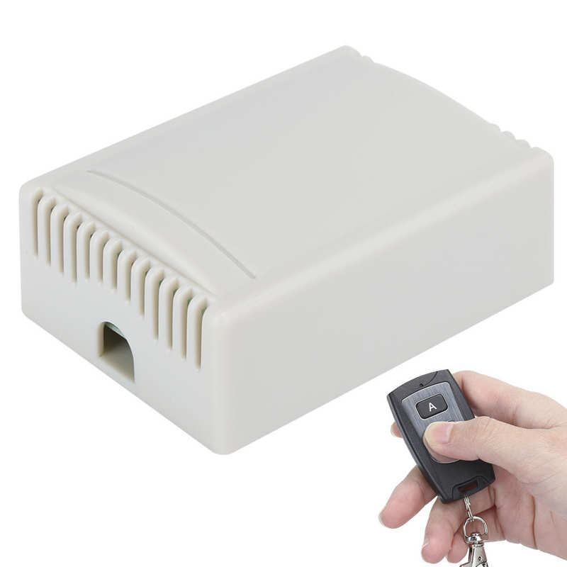 433MHZ DC12V Two Way Transmitter Receiver Relay Wireless Remote Control Switch Accessory ABS