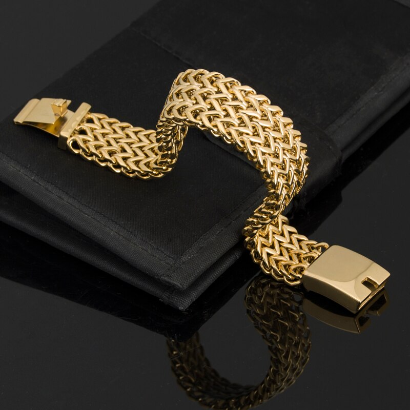 Bracelet de rappeur DJ pour hommes, bijoux de luxe, couleur or, en acier inoxydable, dubaï, à portée de main, accessoires, 8.7, 9.4, 2022