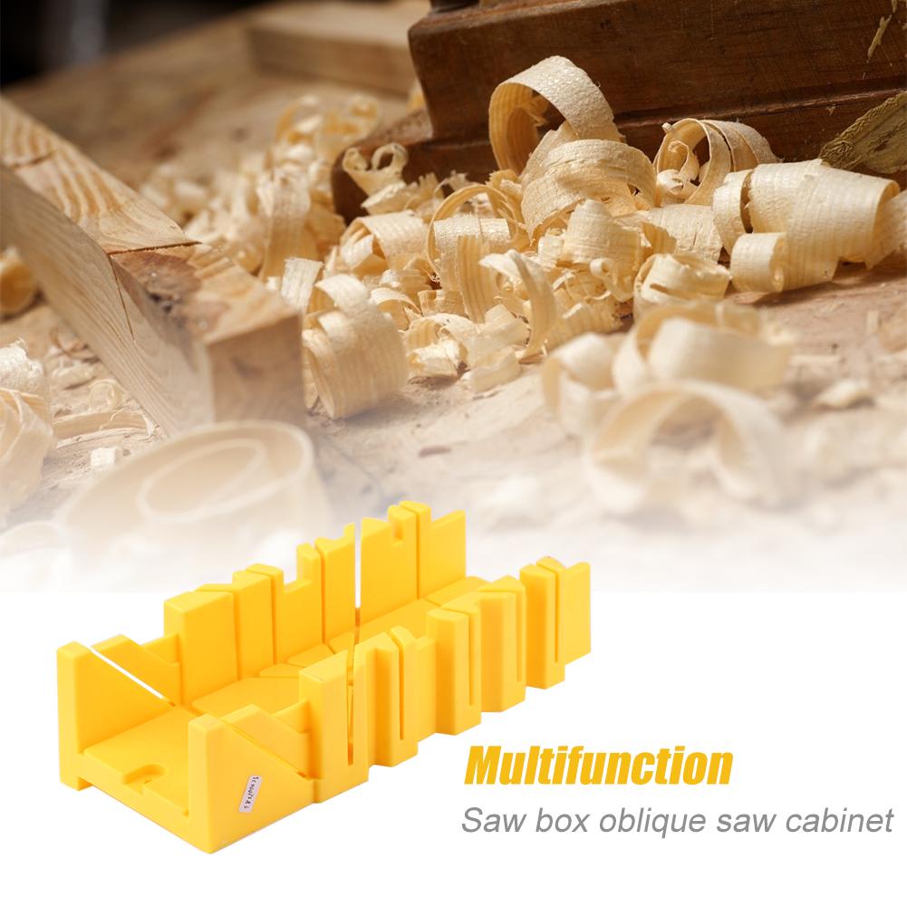 45/90 Degree Splicing Angle Saw Boxes Multi-functional Oblique Sawing Cabinet Saw Box Woodworking Tile Fixed Screw Hole Device