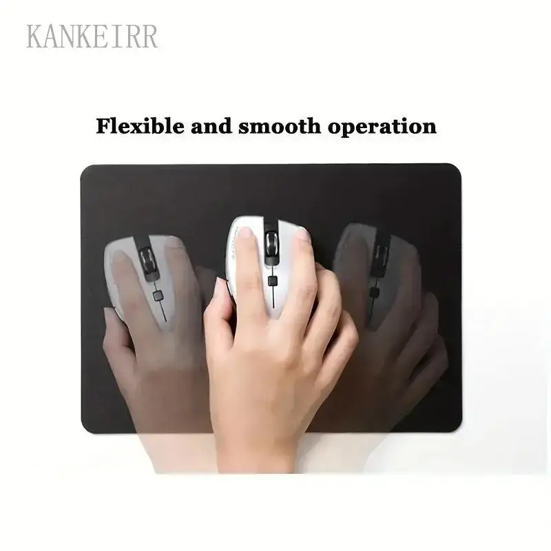 Mouse Pad Gaming Esports Mouse Pad Universal Desktop And Laptop Computer Simple And Pure Black Office Rubber Small Anti Slip Pad