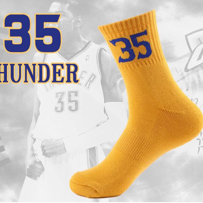 Men's Red Team Basketball Socks Air Permeability Thickening Socks Perspiration Odor Resistant Friction Proof Socks: 35