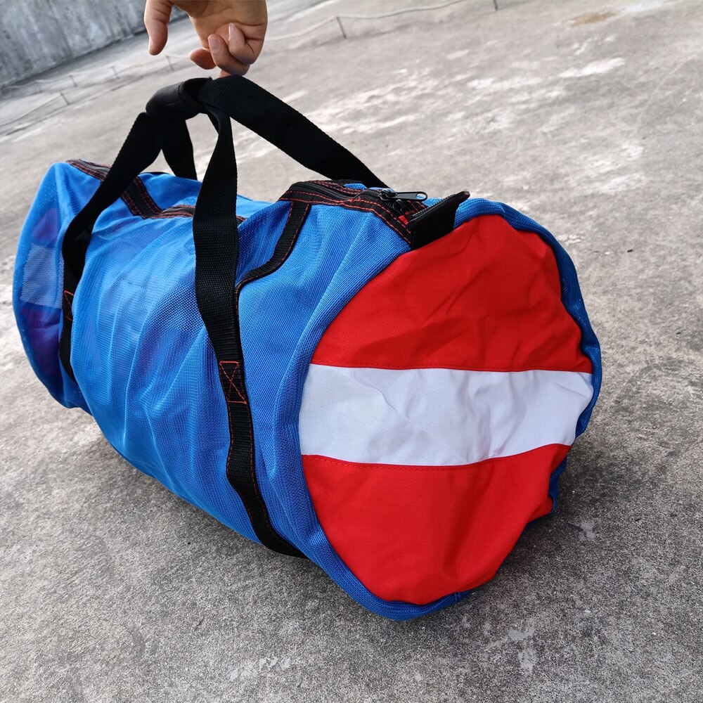 Netz-reisetasche für tauch- oder schnorchelausrüstung