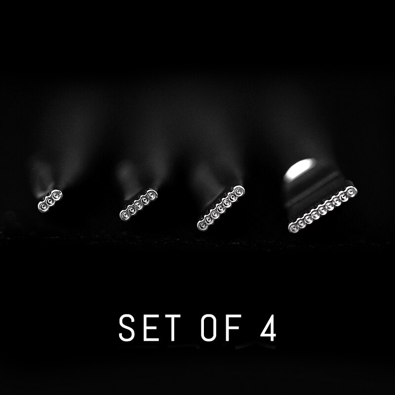 SOZO PZ1 Leather Carving tool Bar Grounders Small Size 3/5/7/9 Hole Craft Embossing Stamps Saddle Making 304 Stainless Steel