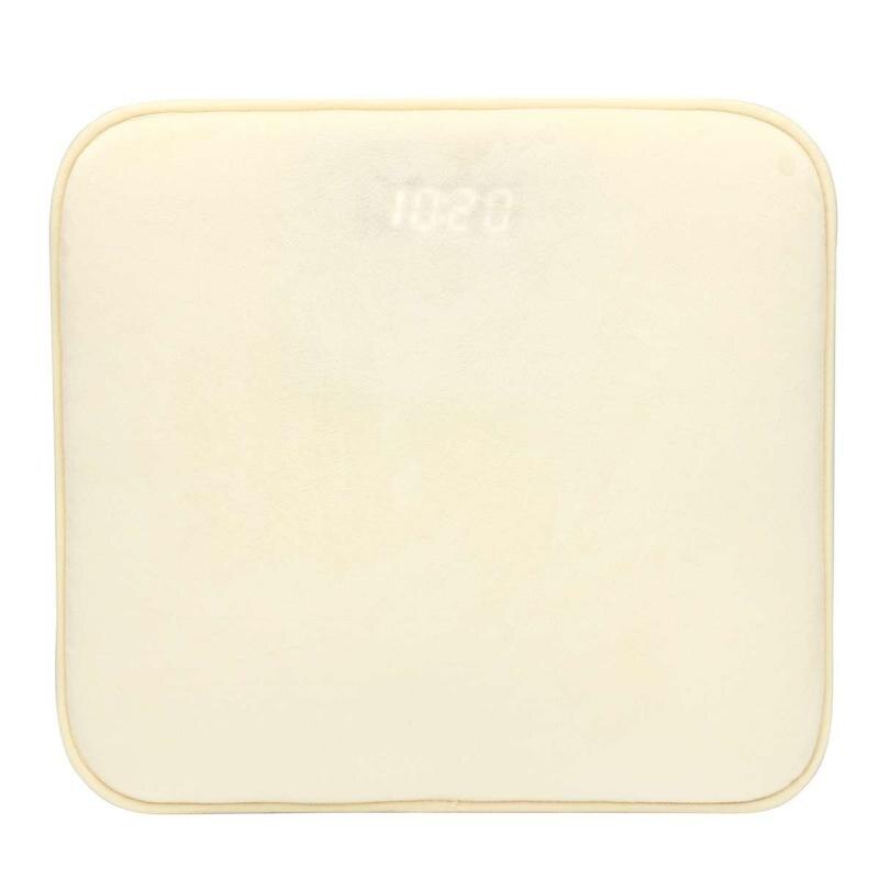 Newest Modern Look Alarm Clock Stand On Pressure Sensitive Battery Smart Alarm Clock Mat Floor Rug LED Time Home Decor: Default Title
