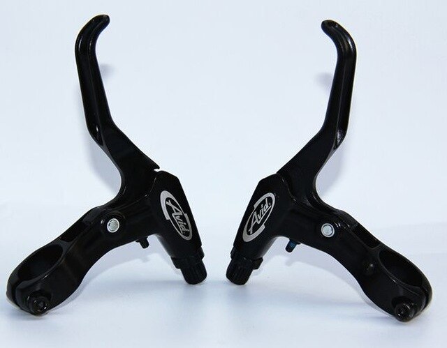 Levier de frein Avid FR5/FR7, manivelle à disque, v-brake avant/arrière, levier de frein CYD YRed noir argent bleu: FR5 Black Pair