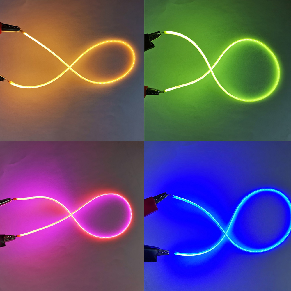 Filament LED Flexible DC3V 38mm 60mm 80mm 95mm 125mm 130mm 145mm 185mm 300mm, pièces de lampe à ampoule Edison, Diode LED COB, décor DIY