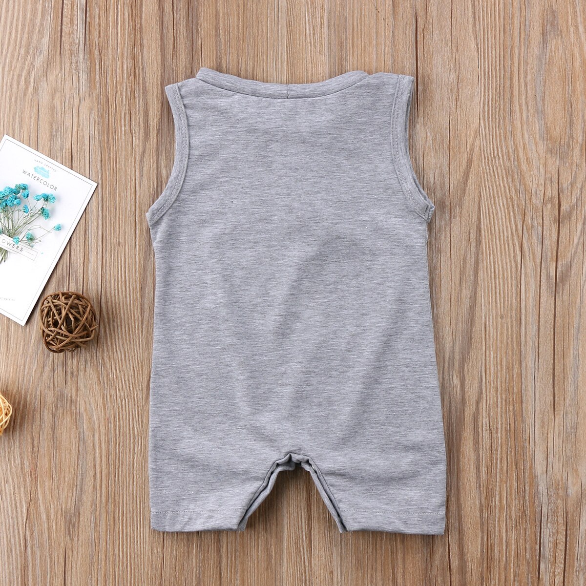 Emmababy Zomer Kids Baby Boy Romper Mouwloze Cool BEAST MODE OP Gedrukt Romper Losse Jumpsuit Speelpakje Outfits Kleding