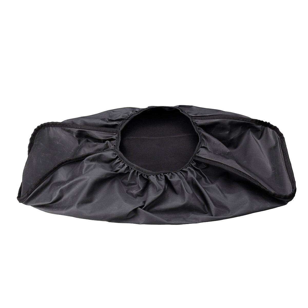Black Waterproof Soft Winch Dust Capstan Cover 8,000-17,500 lbs Trailer SUVs 1pcs Double Stitched Seams Winch Cover