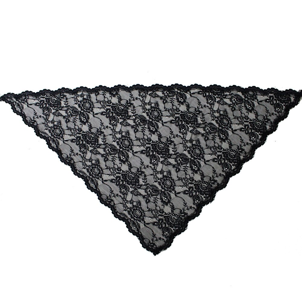 Nouveauté dentelle bord noir mantille voile catholique couvre-tête pour la messe latine église chapelle voile