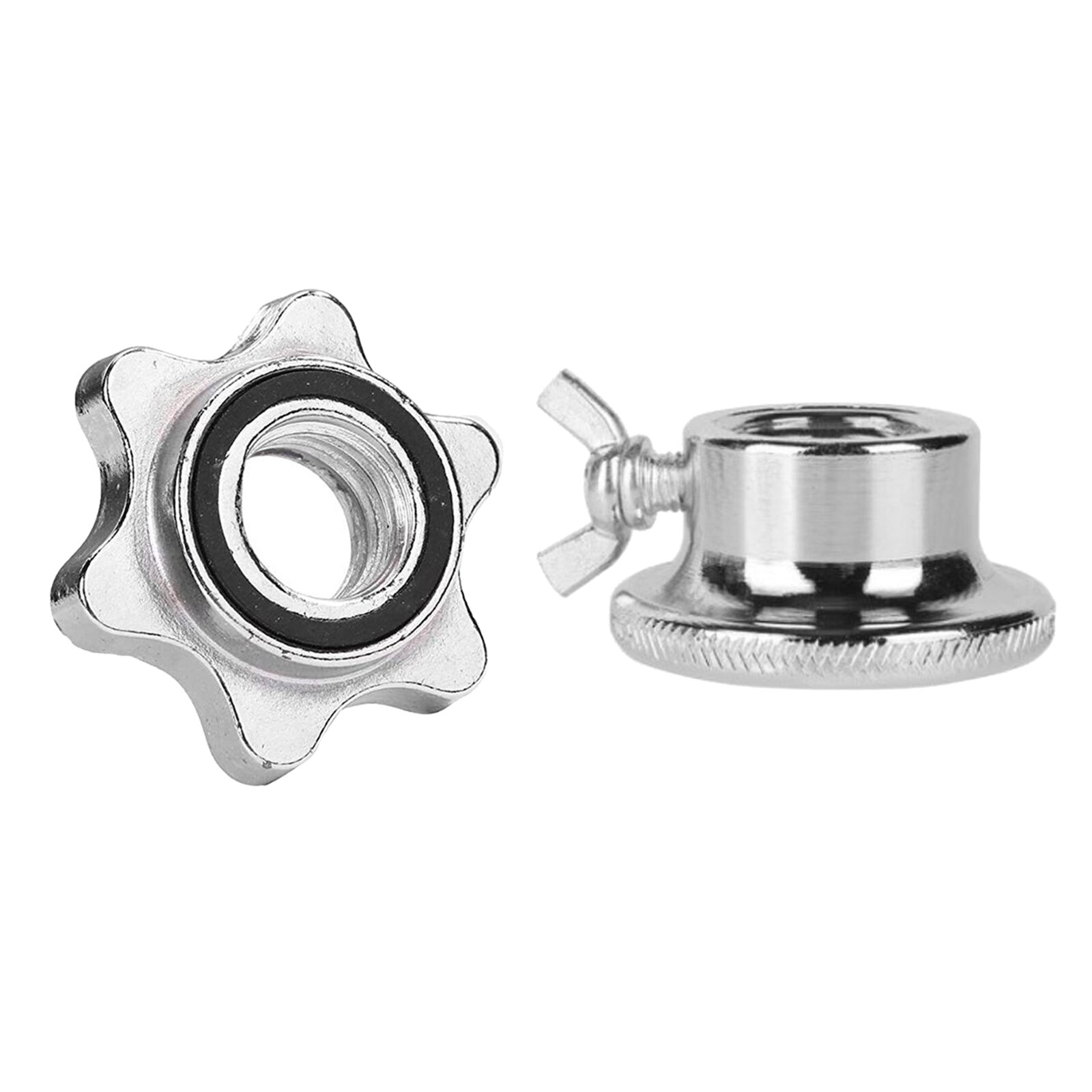 1 tommer standard dumbbell spin lock spinlock bar sekskantmutter stangklemmer krage