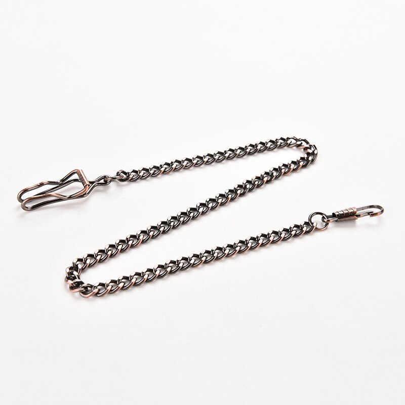 5 farver lommeur kæde til antik kvarts kvinder mænd vintage lommeur bronze legering kæde