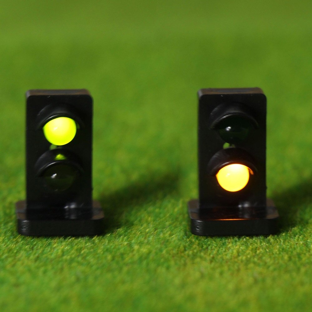 JTD871 5PCS HO scale LEDs made Dwarf Signals for Railway signal 2-3 Aspects Model Traffic Lights Traffic singal railway modeling