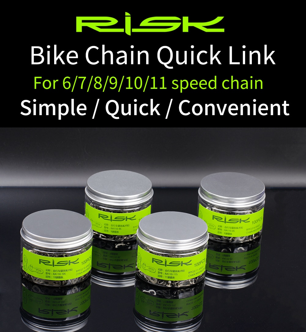 5 Pairs Bike Chain Quick Link for 6/7/8/9/10/11 Speed Bicycle Chain Magic Link for MTB Road Bicycle Bike Parts