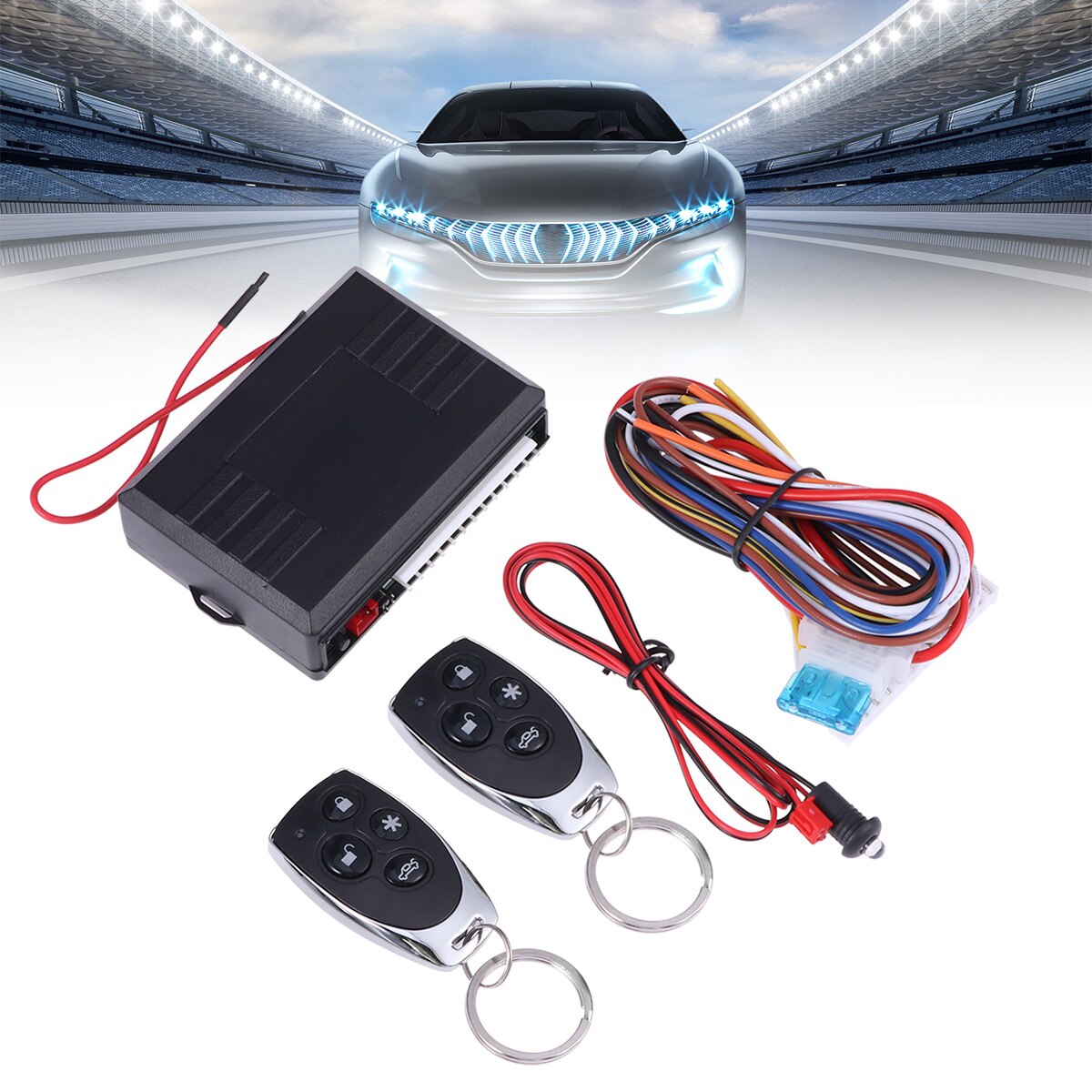 Key Activated Keyless Access Ignition Preheating System Remote Starter A35