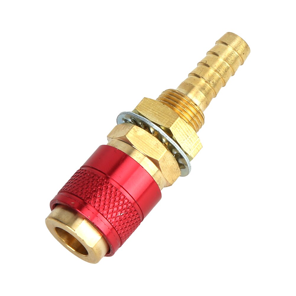 Rust-resistant Brass M8 Water Cooled Gas Adapter Quick Connector Set Fitting Tool for MIG Welding Torch Welding Supplies