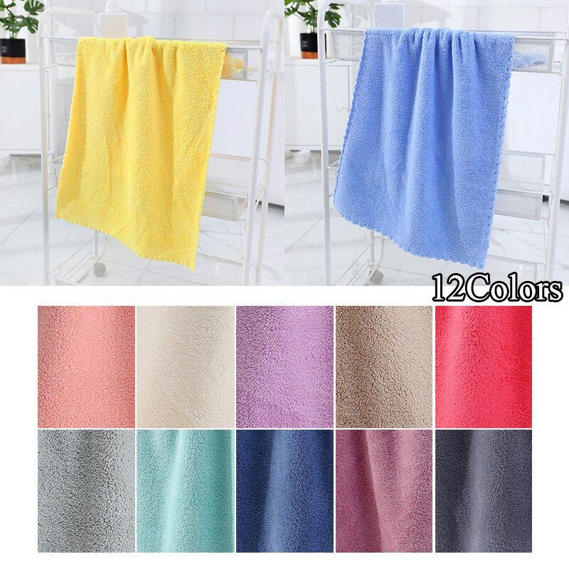 1Pc Kitchen Thicker Quick Dry Cloth for Cleaning Kitchen Towel Coraline Face Towel Microfiber Absorbent Bathroom Home Towels