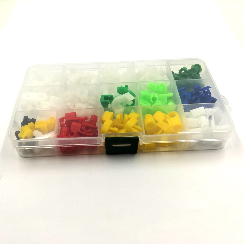 Auto Universal Plastic Left Right Door Lock Rod Clip Side Fasteners Retainers Car Wire Clips Box