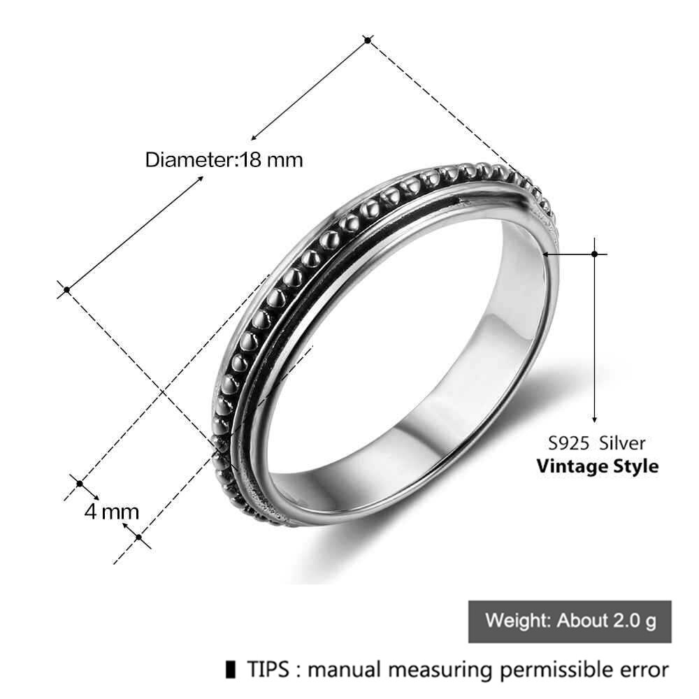 Vintage Women Ring Classic Infinite Beads Wrapped Around Wedding Rings for Women Wedding Party Jewelry