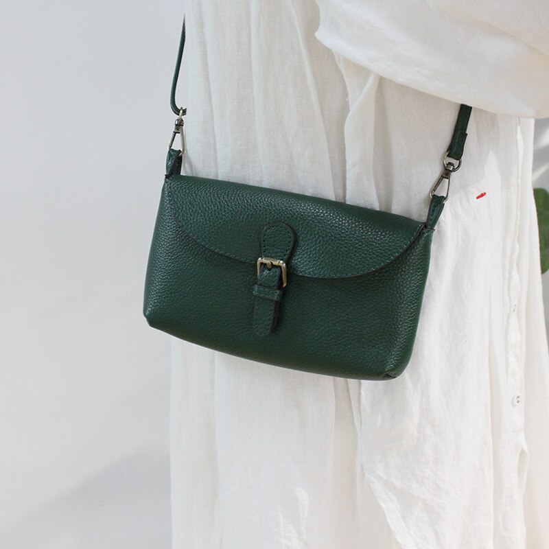 Koreaanse Versie Van Gangfeng Zachte Lederen Schoudertas