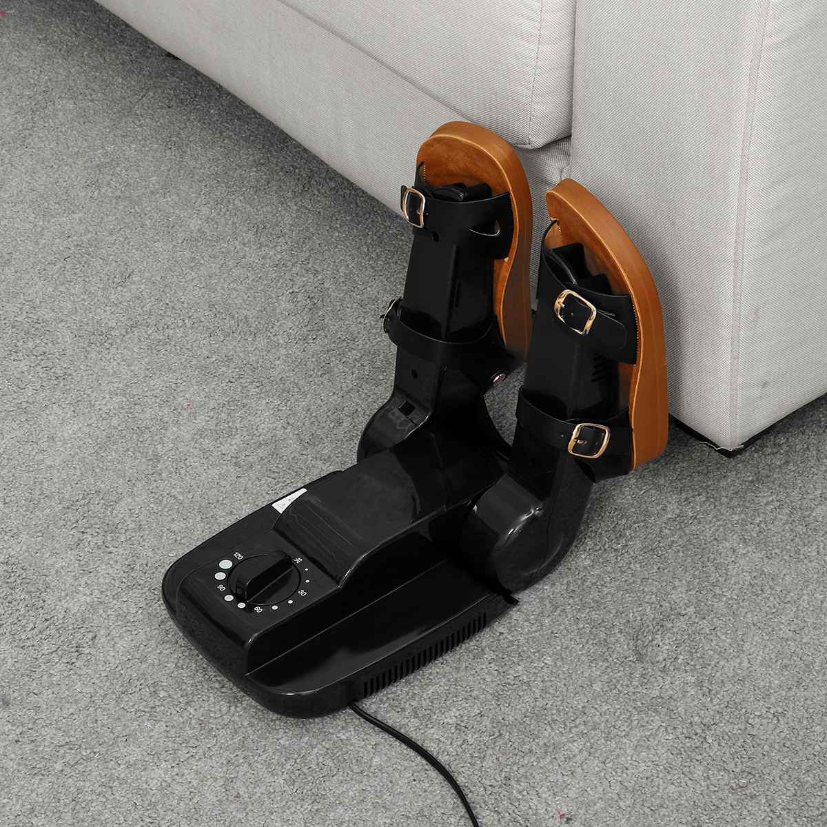 Electric Shoe Dryer Heater 220V Foot Boot Odor Deodorizing Machine UV Sterilization Shoe Rack Intelligent Winter Shoes Drying