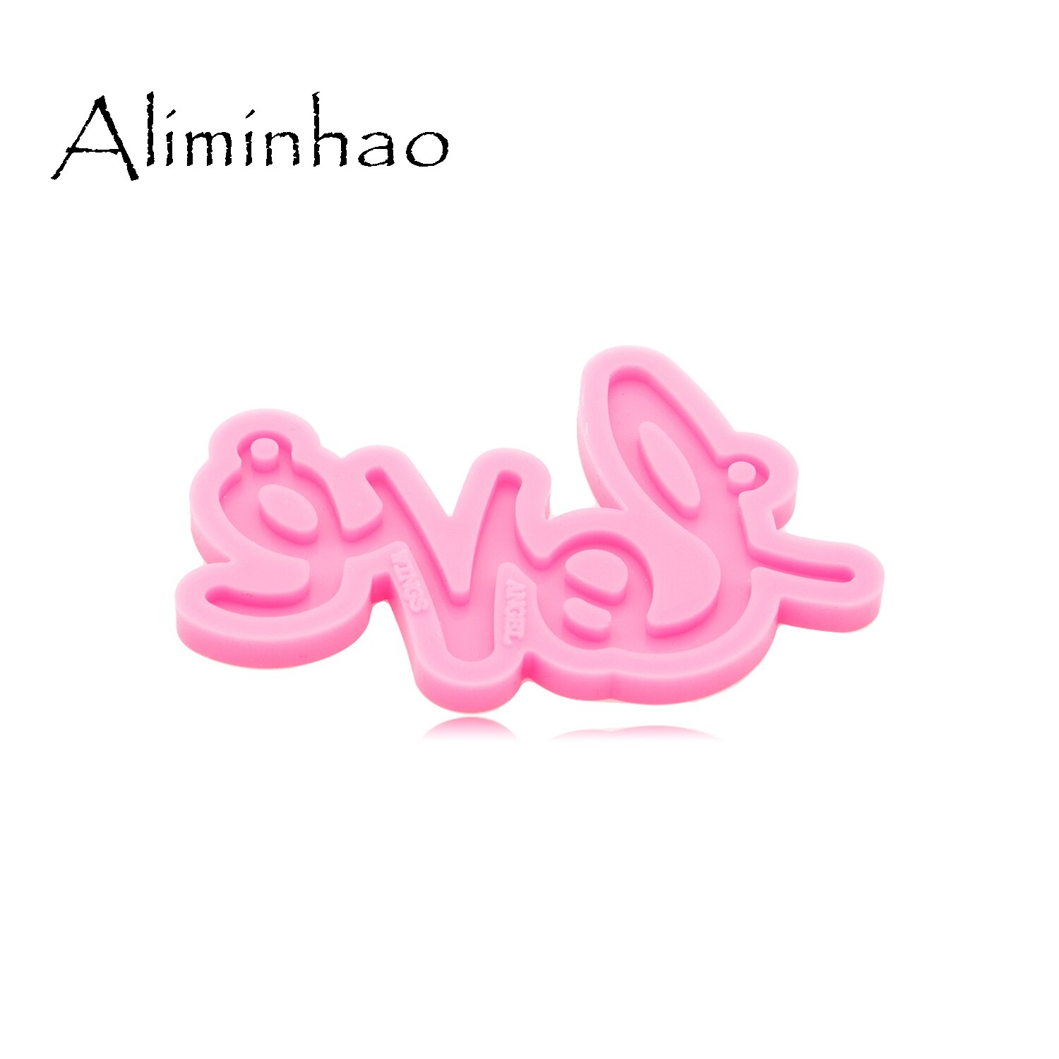 Dy0744 superglanzende s/l liefdesbriefvormmal van hars, siliconen mal voor doe-het-zelf kettingen, sieraden, epoxy knutselmal