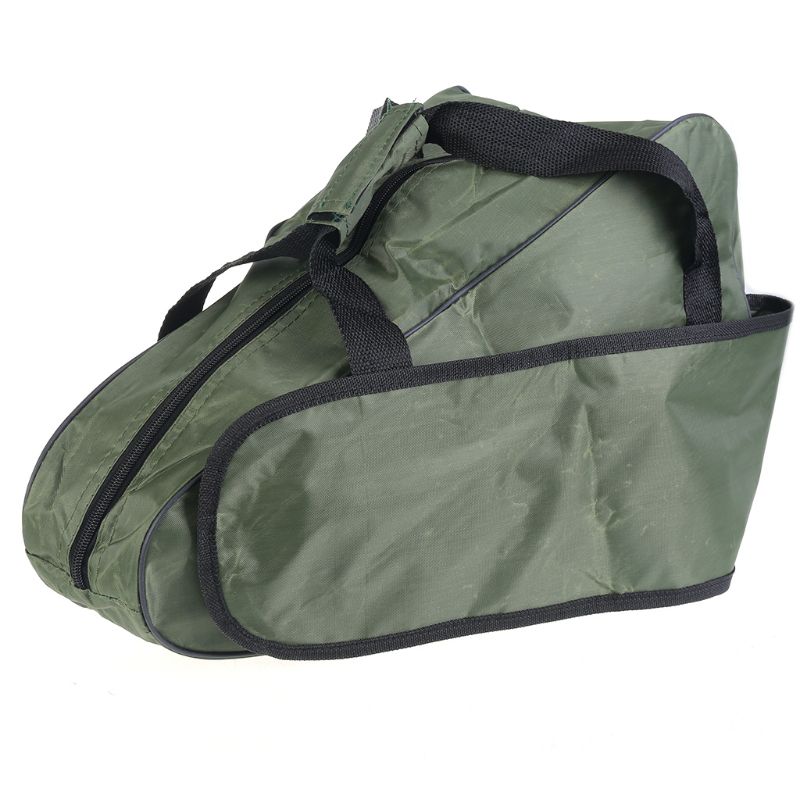 Rainproof Durable Chainsaw Carrying Bag Case Protective Holdall Holder Box: 22 Inches Army Green