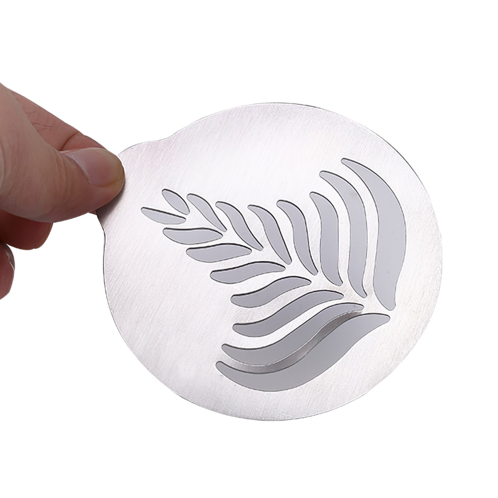 5Pcs DIY Latte Art Stencils Cake Stencils Espresso Decorating Art Smooth Edge Coffee Painting Mold Fondant Coffee Decor Mold