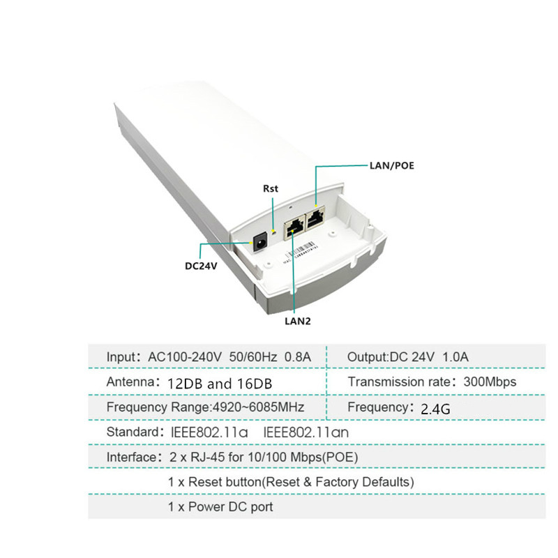 9344 9331 chipset wifi router wifi repeater lang række 300 mbps 2.4 g 2km udendørs ap router cpe ap bridge klient router repeater