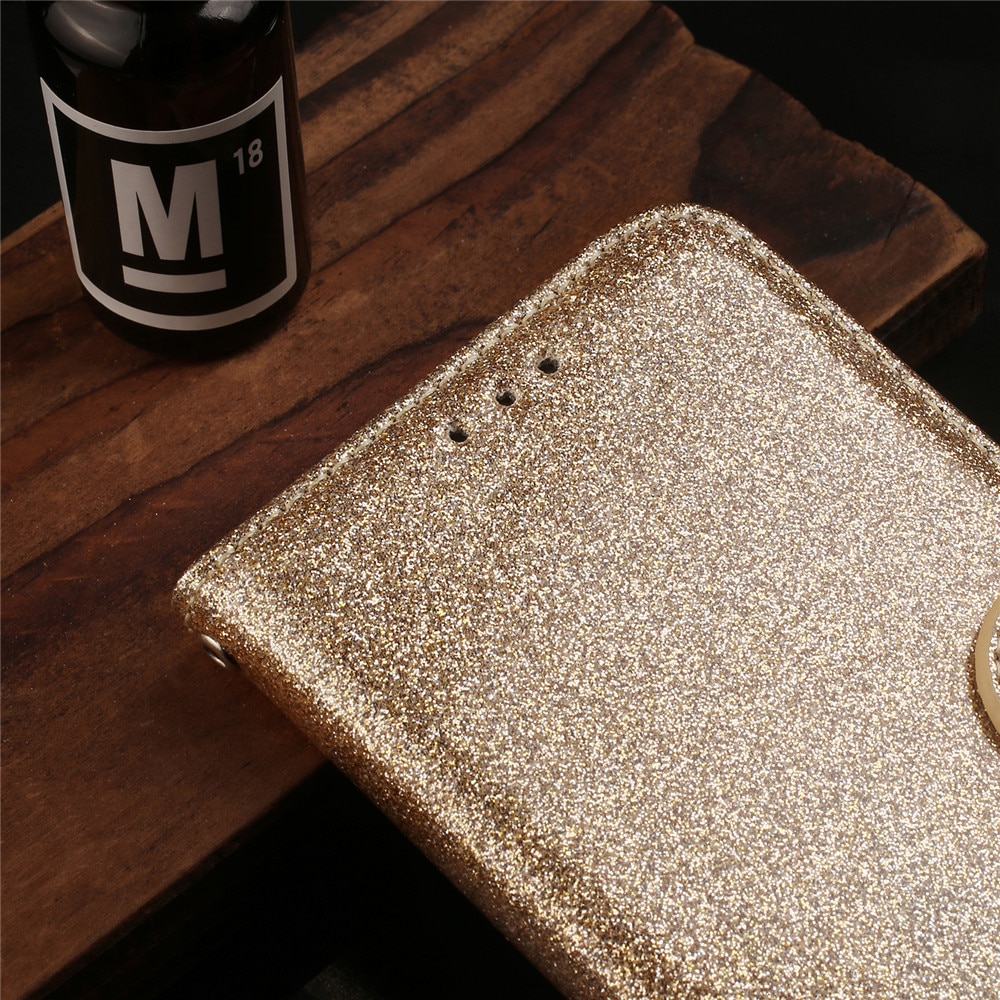 Love Jewell Case For Samsung Galaxy A50 A40 A70 A20E Glitter Bling Leather Flip Case For Samsung A 50 A30S 20E Phone Cover