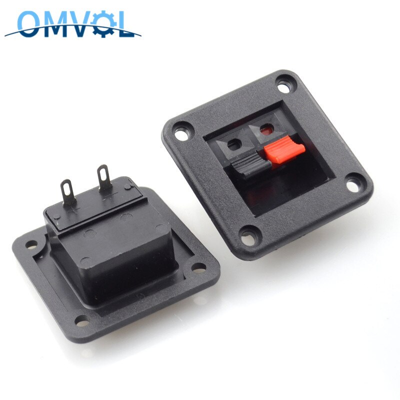 2 STUKS Push Type Speaker Terminal Board 2 Posities Speaker terminal