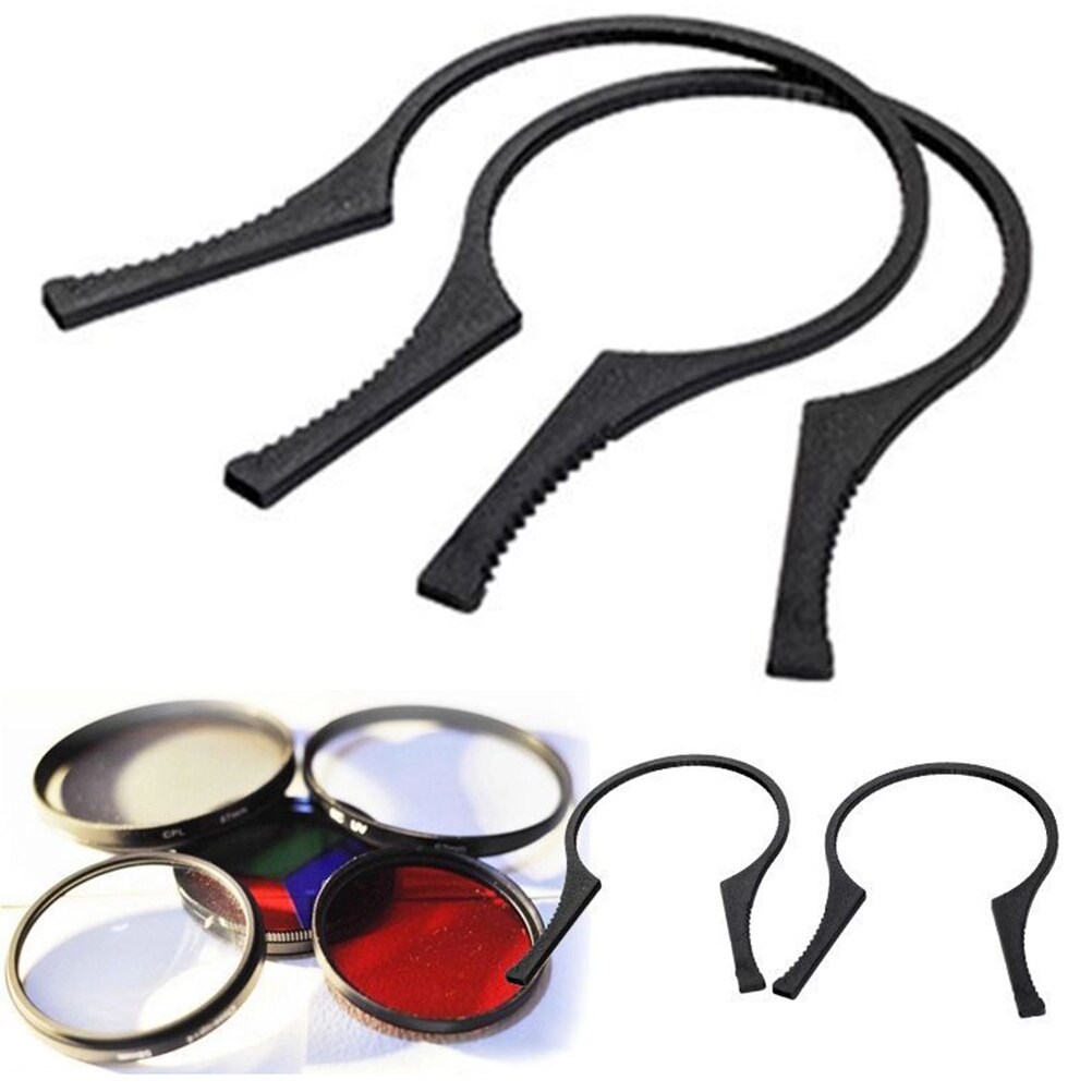 2 Stks/set Lens Filter Moersleutelmoersleutel Tang Removal Tools Geschikt Voor 49 Mm-58 Mm Filters Jetting