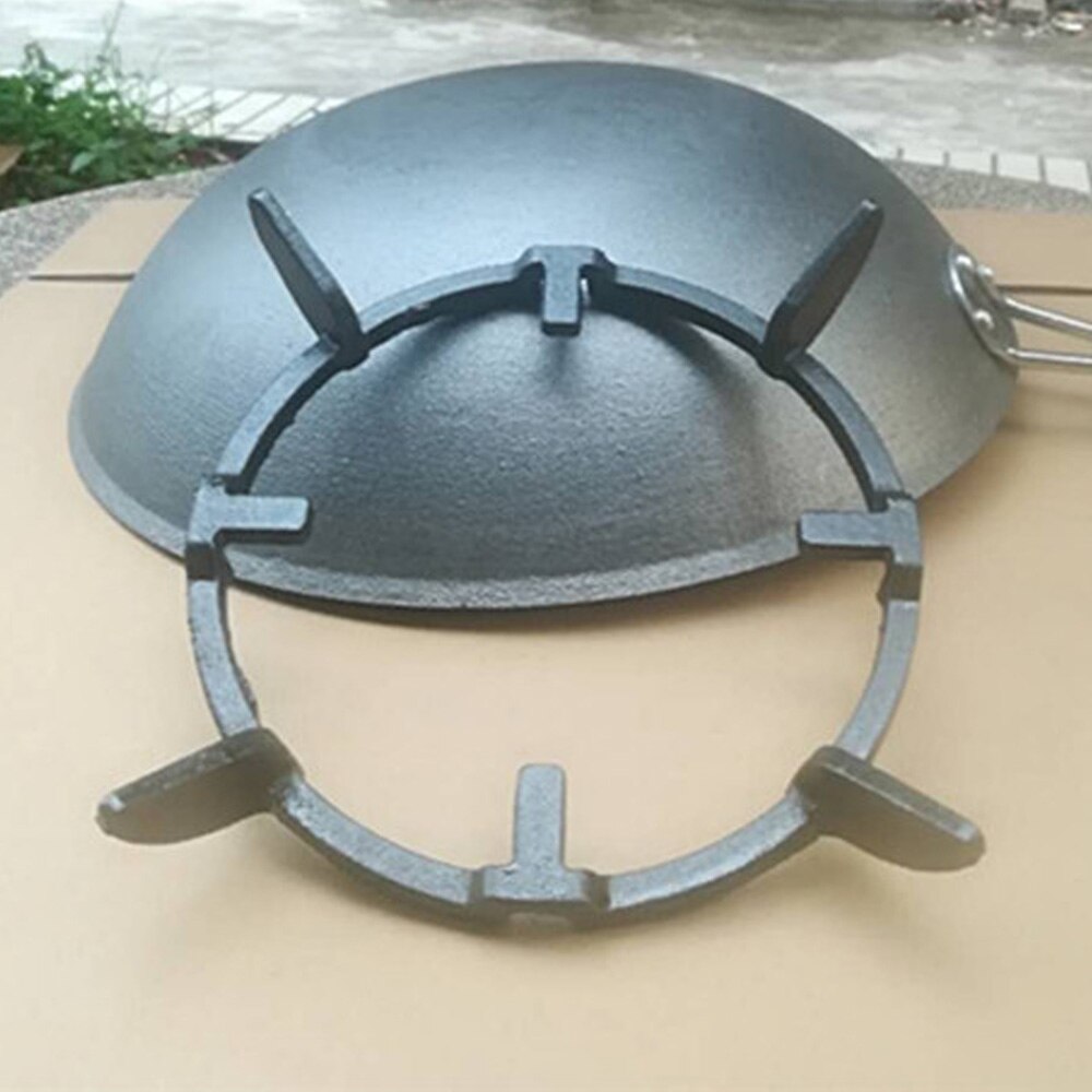 Universal Cast Iron Wok Pan Support Rack Stand For Burners Gas Hobs & Cookers Wok Rack fit most Hobs wok stand