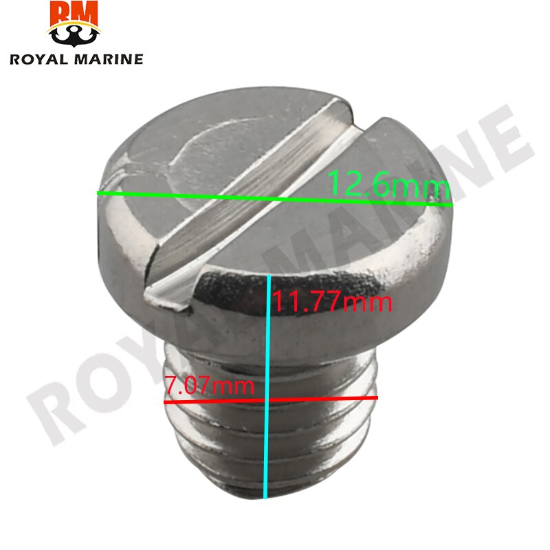 90340-08002-00 Edelstahl Stecker, marine Schraube Für Yamaha Außenbordmotor Motor 90340-08002 BOOT MOTOR TEILE