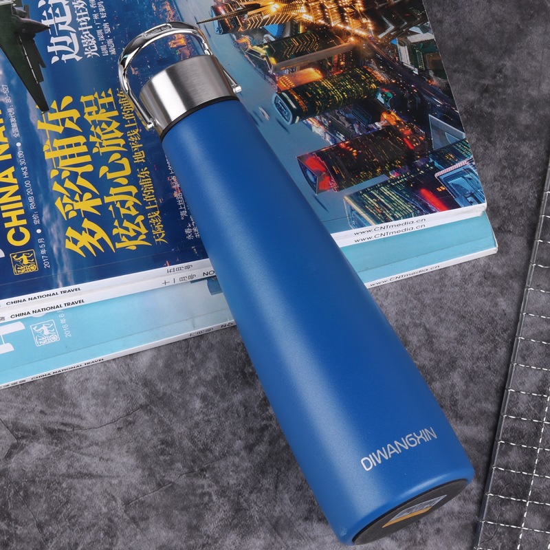 Stainless Steel Thermos Coke Bottle Shape Vacuum Thermos Cup Water Bottle Keep and Cold Insulated Vacuum Flask for Sport: Blue