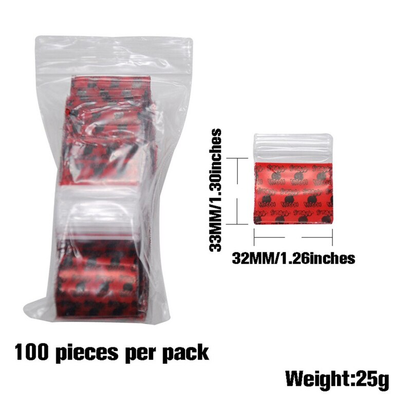 100 stuks plastic zakken bedrukken plastic zakken verpakking ziplock zak