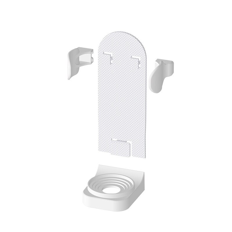 1Pc de montaje en pared eléctrico cepillo de dientes titular de cepillo de dientes eléctrico Stander cuerpo de apoyo de la Base de organizador de baño Punch-Herramienta gratuita