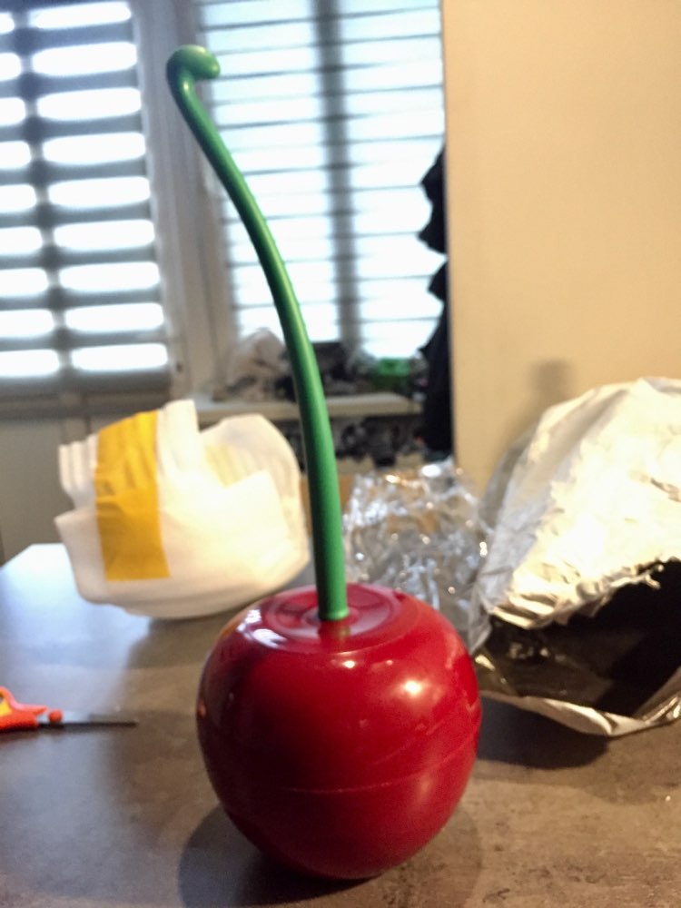 Mooie Cherry Vorm Toilet Borstel Toiletborstel & Houder Set Mooie Cherry Vorm Wc Borstel