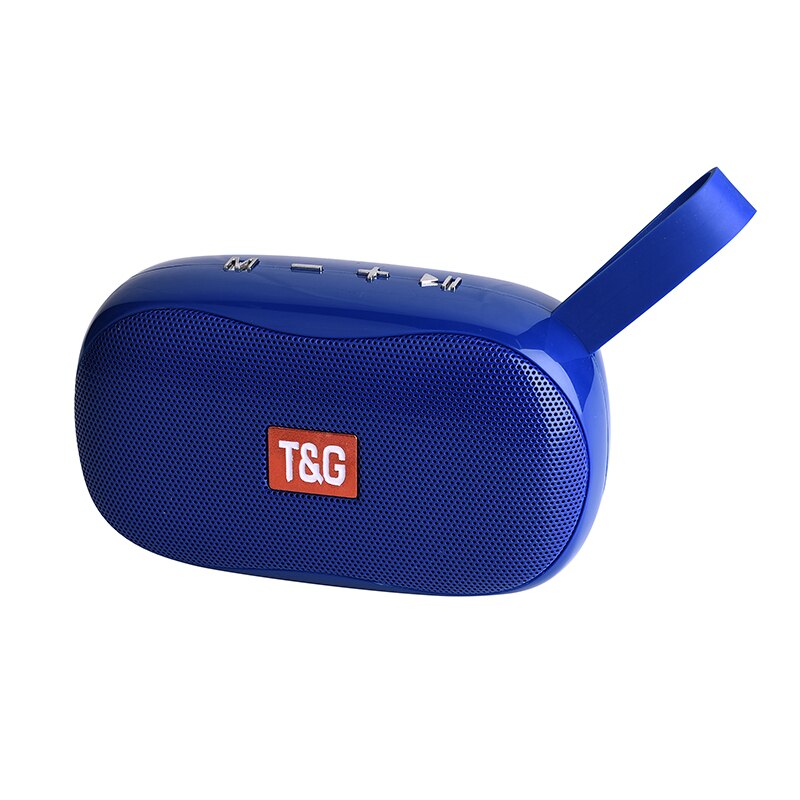 TG-173 Mini Speaker Portable Wireless Bluetooth Speaker Subwoofer Outdoor Speaker Support FM TF Card: Blue