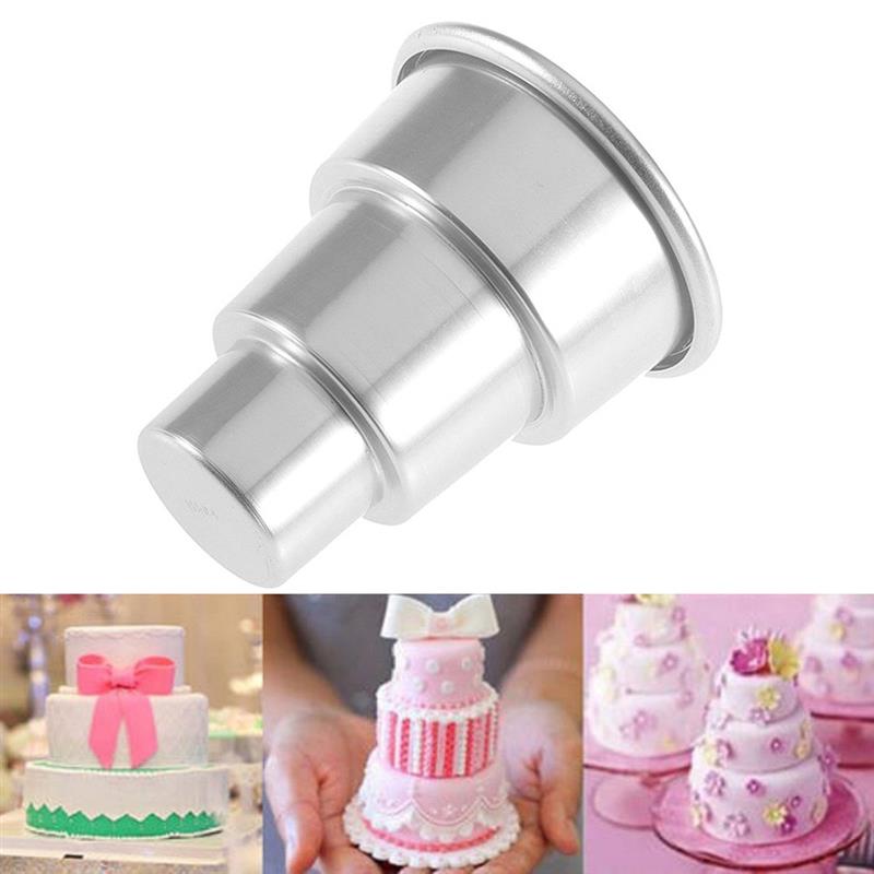 Mini Cake Pan Aluminum Alloy Removable Bottom Round Cake Baking Pan Tin Cake Pan Bakeware Tool Baking Kitchen Cake Supplies