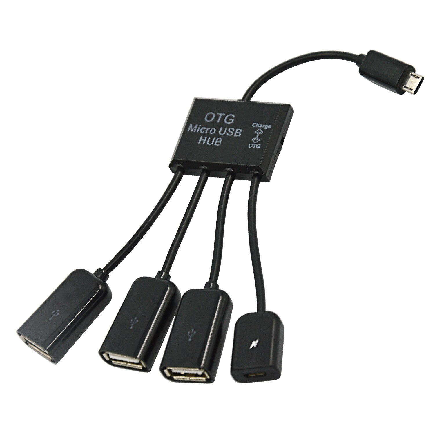 Elisona 4in1 Micro Usb Data Sync Power Opladen Host Otg Lading Hub Adapter Kabel & Switch Voor Otg Enabled Smart telefoons Tabletten