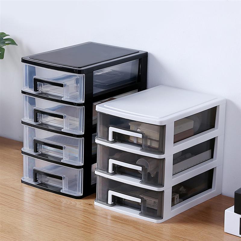 5-Layer Lade Bureau Opbergdoos Plastic Document Diversen Houder Cosmetische Kast Organizer Desktop Up Organizer Box