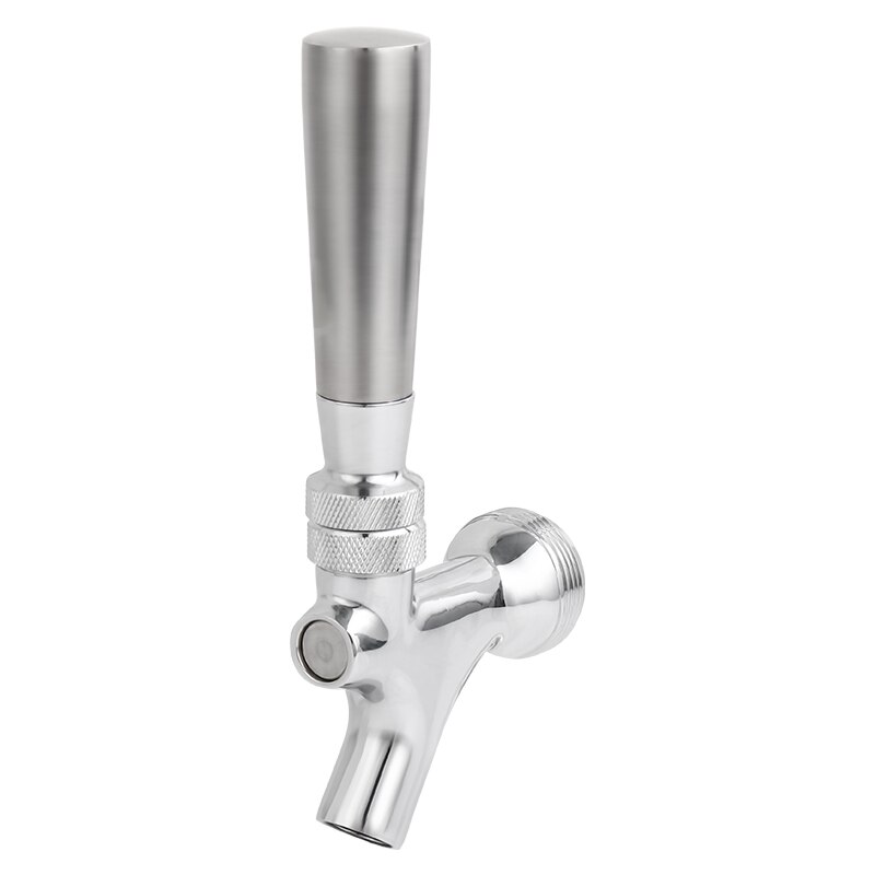 2pc Beer faucet Handle,Stainless Steel Bar Keg Draft Beer Faucet Polished Stainless Steel Beer Home brew