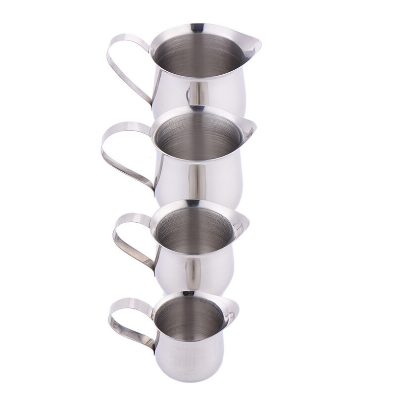 4 Size Koffie & Melk Pot & Saus Sap Jar & Caramel & Gecondenseerde Melk Honing Cup Gadgets Rvs Winkelen