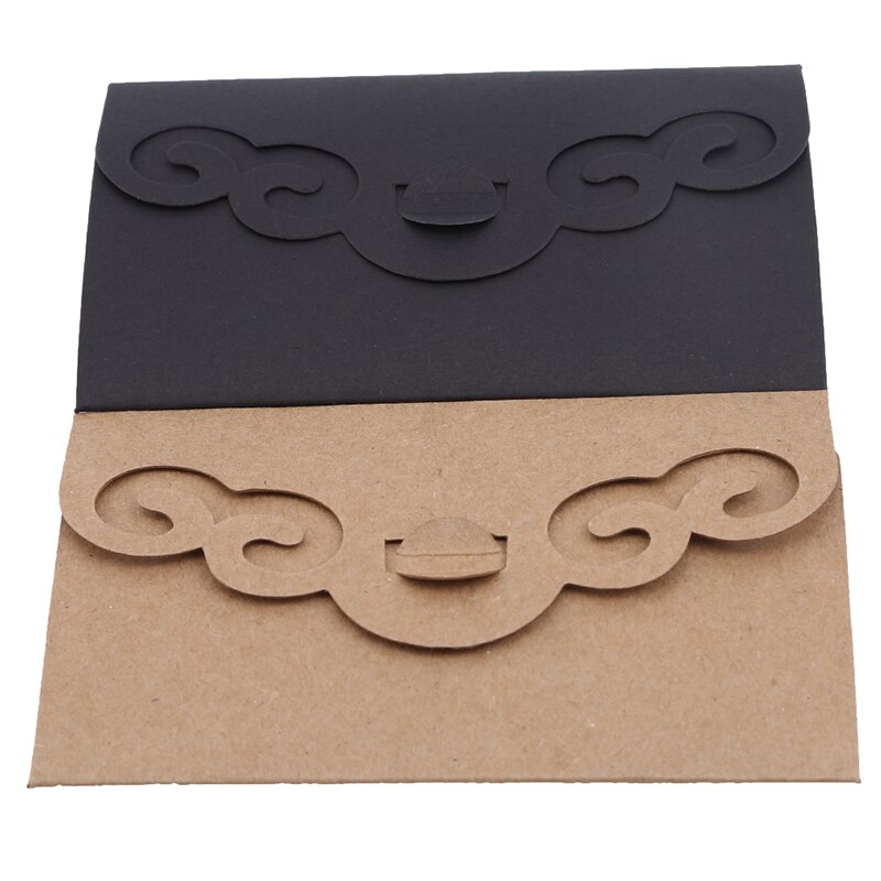 20PCS/Pack Hollow Out Kraft Paper Thicken Envelopes for Birthday Christmas Wedding Writing Paper Stationery