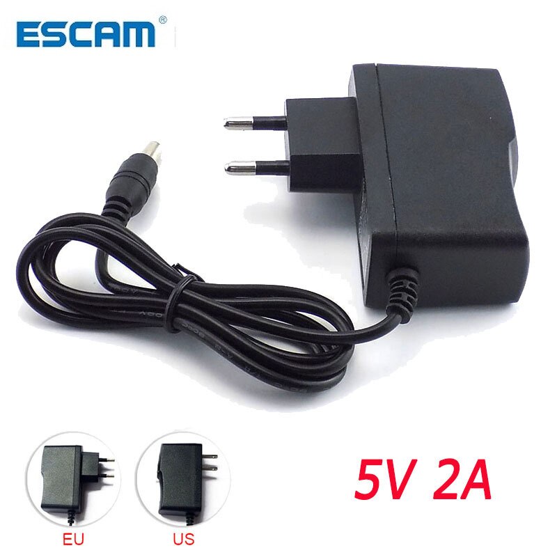 Power Adapter AC to DC 100-240V Supply Charger adapter 5V 12V 9V 1A 2A 3A 0.5A US EU Plug 5.5mm x 2.5mm for CCTV LED Strip Lamp
