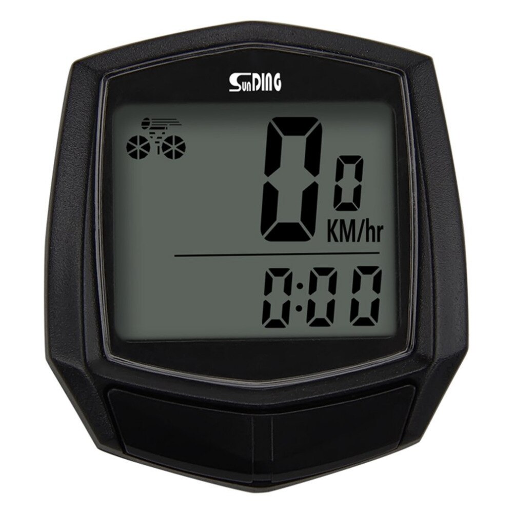 Sunding, bicicleta con cable, cronómetro, bicicleta, ordenador, velocímetro multifunción, Sensor de odómetro, accesorios deportivos al aire libre, SD-581, negro