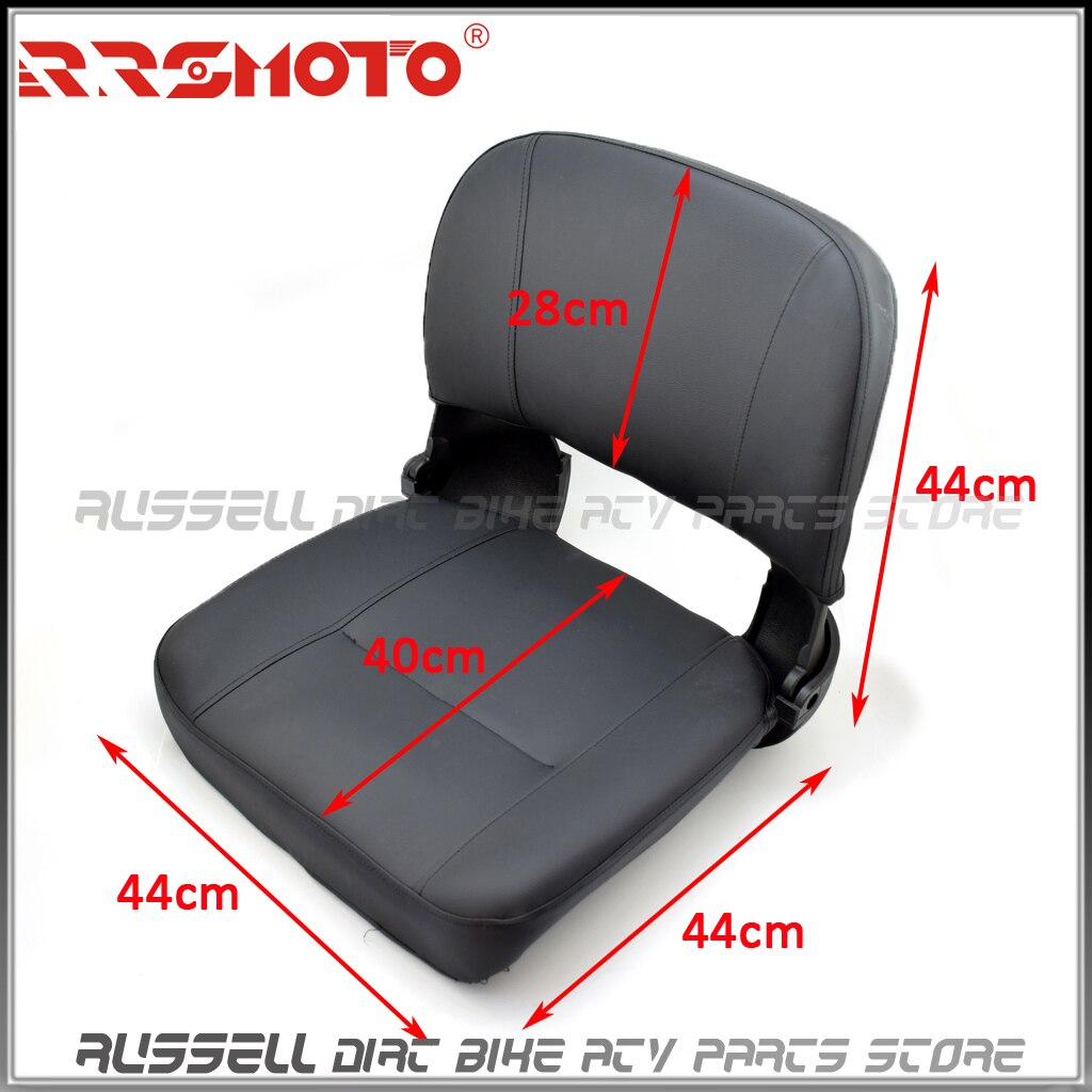 Drift Trike Go Kart Buggy Outdoor boat PU leather high density foam Comfortable Folding Seat cushion Car Saddle L size