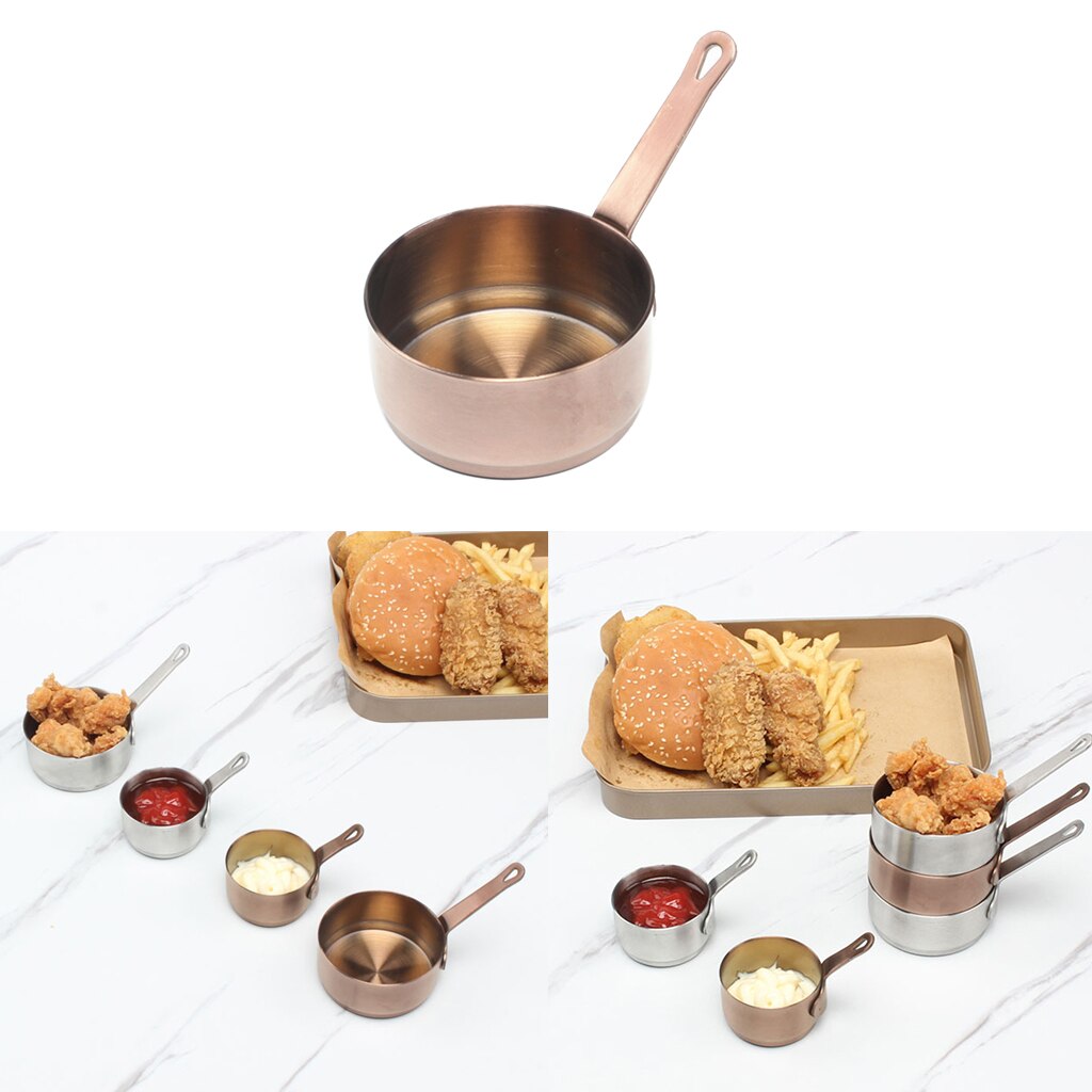 Bærbar sauce pande husholdning mælk kaffe smør varmere gryde køkken madlavning værktøjer mini suppe gryde rustfrit stål