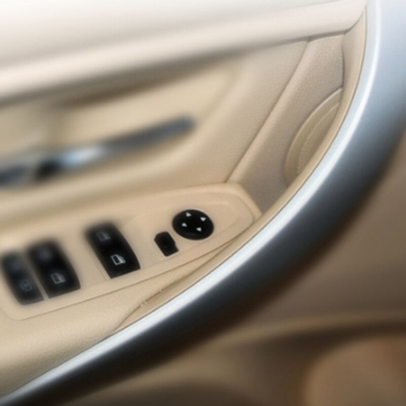 Ausi 2-delige Binnendeurgreephoezen – Zwart ABS/PC – Geschikt Voor BMW 3-serie (F30/F31/F34/F80) En 4-serie (F32/F33/F36/F82/F83) – Geen Lijm, Kliksysteem