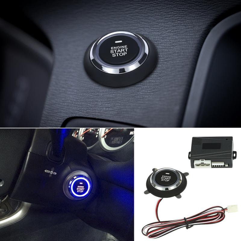 Auto Motor Start Stop Button Rfid Motor Lock Ontsteking Starter Keyless Motor Start Stop Drukknop Starter Anti-Diefstal systeem